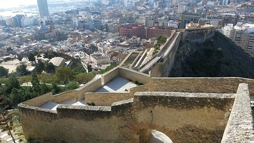 Vista de Alicante desde las alturas