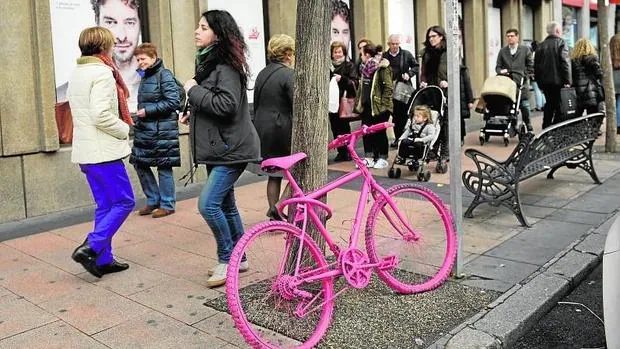 El misterio de las bicicletas rosas de Madrid