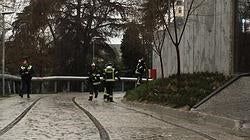 Un incendio en el Faro de Moncloa obliga a cortar la A-6