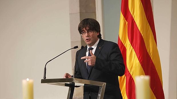 El presidente de la Generalitat, Carles Puigdemont