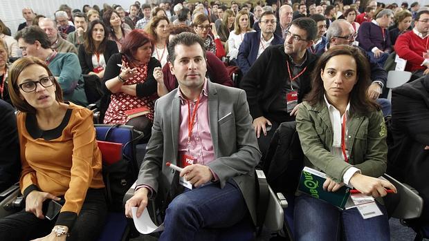 Luis Tudanca, ayer en el Congreso Federal del PSOE celebrado en Madrid