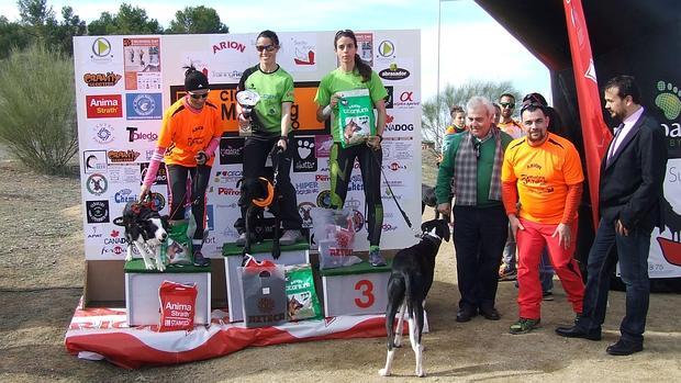 Podio ganador del I Mushing Day