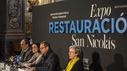 Imagen de la presentación de la restauración