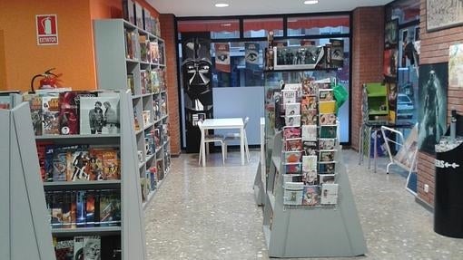 Interior del establecimiento Kimagure Cómics