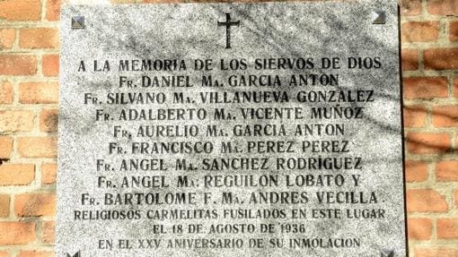 La vida de los ocho carmelitas fusilados a los que Carmena quiso «borrar» del cementerio de Carabanchel