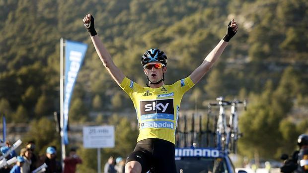 El holandés Wouter Poels, del equipo Sky, se proclama vencedor de la cuarta etapa