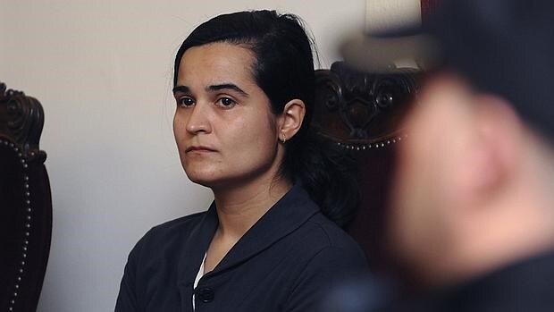 Triana Martínez durante el juicio por el asesinato de Isabel Carrasco
