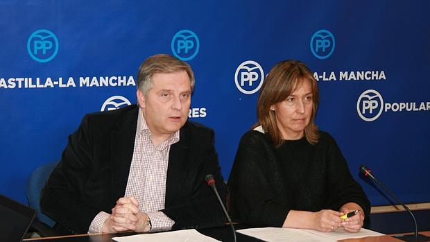 Cañizares y Guarinos durante la rueda de Prensa