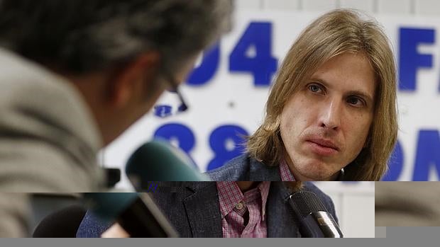 Pablo Fernández, durante la tertulia Cope-ABC