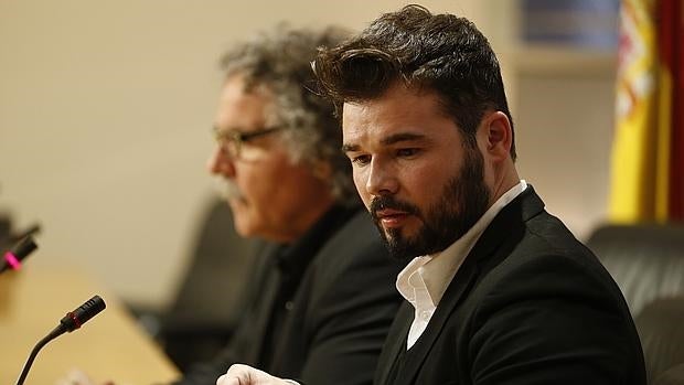 Gabriel Rufián, portavoz adjunto de ERC