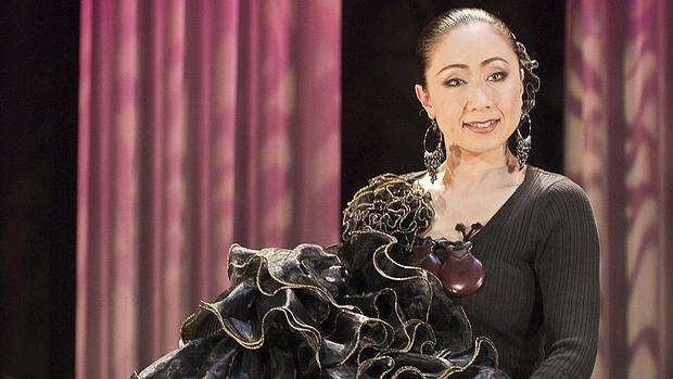 La bailaora japonesa Mayumi Kagita, en una de sus actuaciones