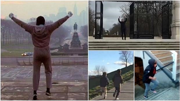 Los quince «Rocky» madrileños ganadores del lote con las películas de Balboa