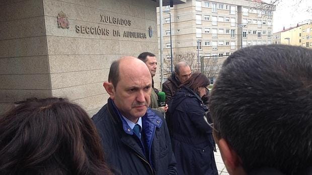 Rafael Louzán, a su salida de los juzgados de Pontevedra este miércoles
