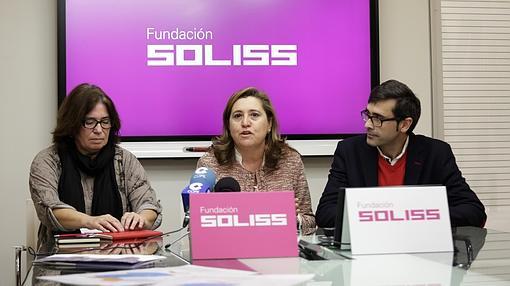 Sagrario Martín-Caro, Rosa Ana Rodríguez y Eduardo Sánchez Butragueño