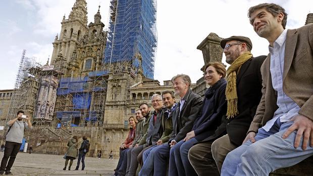 Imagen del viaje de Ribó a Galicia