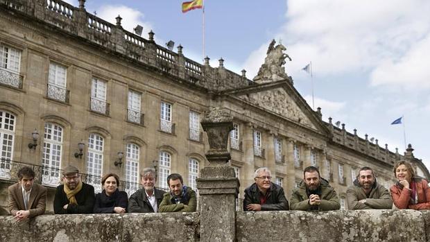 Imagen de Ribó durante su viaje a Galicia