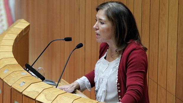 La conselleira Beatriz Mato, este martes en el Parlamento gallego