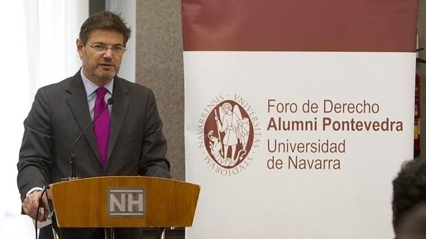 Rafael Catalá, ministro de Justicia en funciones