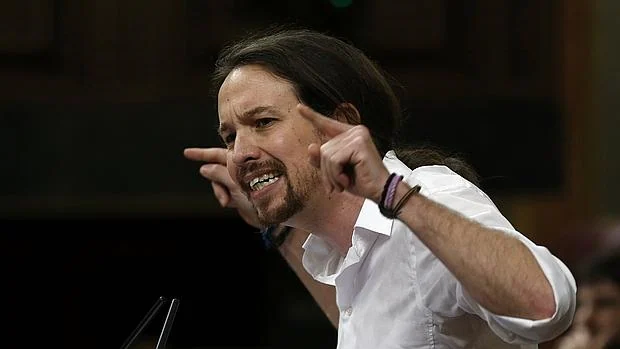El líder de Podemos, Pablo Iglesia