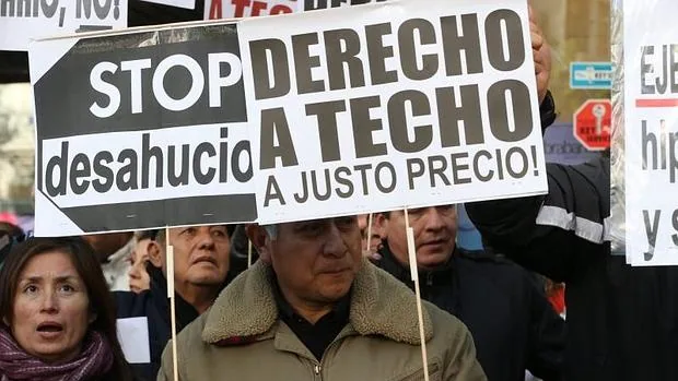 La PAH acusa al Ayuntamiento de Madrid de «traición» en la lucha contra los desahucios