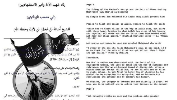 Extracto de las cartas de Bin Laden publicadas por EE.UU.