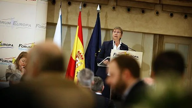 La titular de la Consellería do Mar, durante su intervención en el «Fórum Europa. Tribuna Galicia»