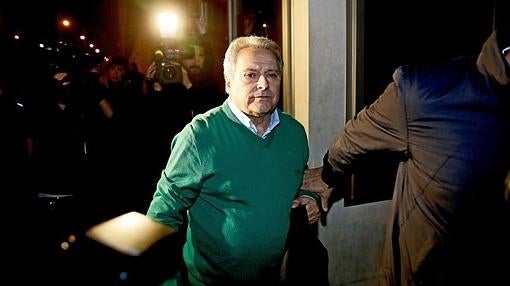 El expresidente del PP de Valencia Alfonso Rus tras declarar ante el juez