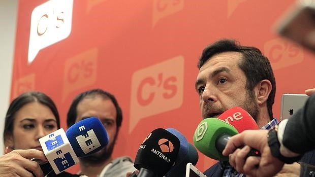 Miguel Gutiérrez, secretario general del grupo parlamentario de Ciudadanos