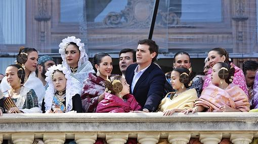 Imagen de Albert Rivera durante su visita a Valencia