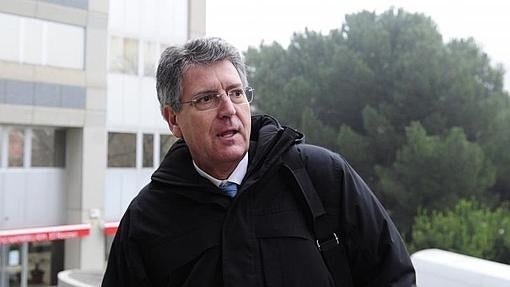 Emilio Monteagudo, ex jefe de la Policía Municipal, frente a la Audiencia Provincial de Madrid