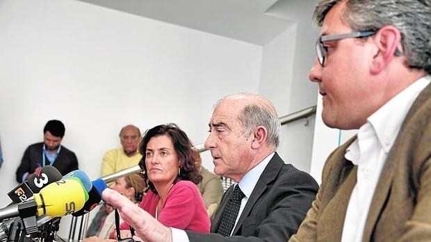 Rueda de prensa de los concejales del PP de Valencia en la que anunciaron que no dejan el acta