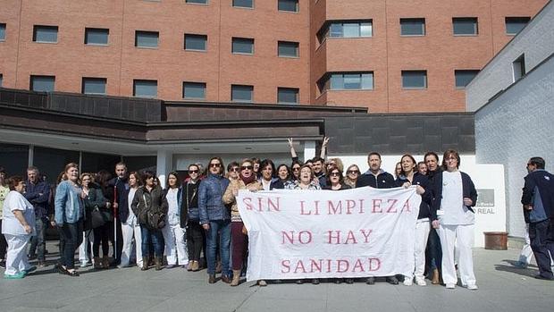 Concentración en el hospital de Ciudad Real