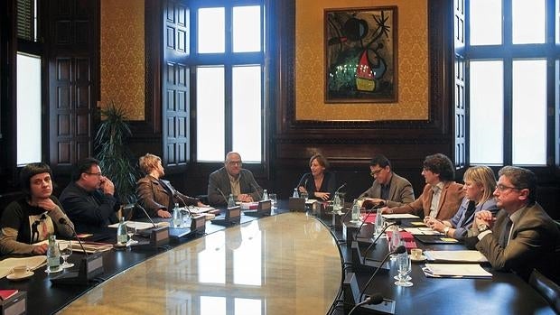 Reunión de la mesa del Parlament