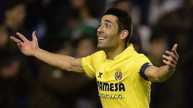 Bruno Soriano celebra un gol