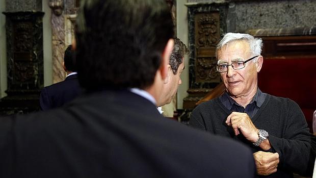 Joan Ribó, en el último pleno del Ayuntamiento de Valencia