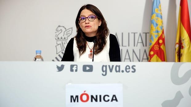 Imagen de la vicepresidenta de la Generalitat, Mónica Oltra