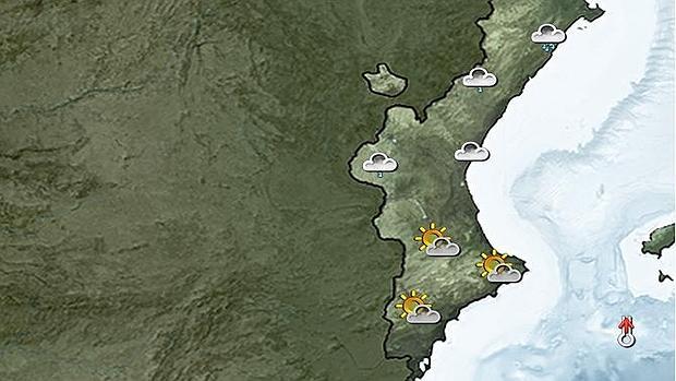 Imagen del mapa difundido por la televisión pública catalana