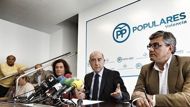 Imagen de los concejales del PP en Valencia