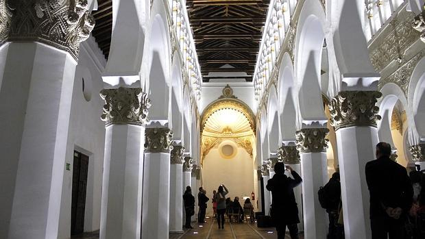 Interior de la sinagoga de Santa María La Blanca