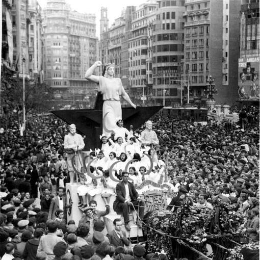 Imagen de la cabalgata republicana de Valencia