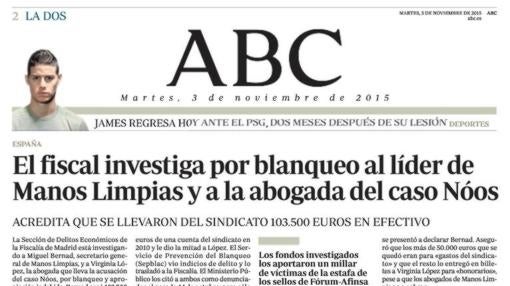 ABC, tras la huella de Manos Limpias