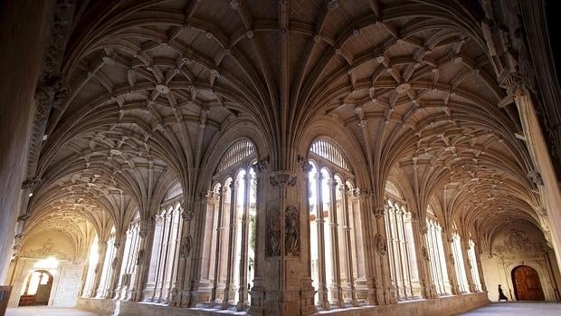 El llamado Claustro de los Reyes, en el Monasterio de San Esteban, en Salamanca