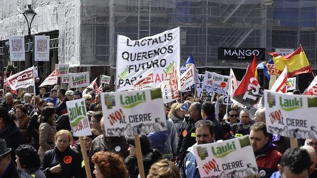 Manifestación por las calles de Valladolid