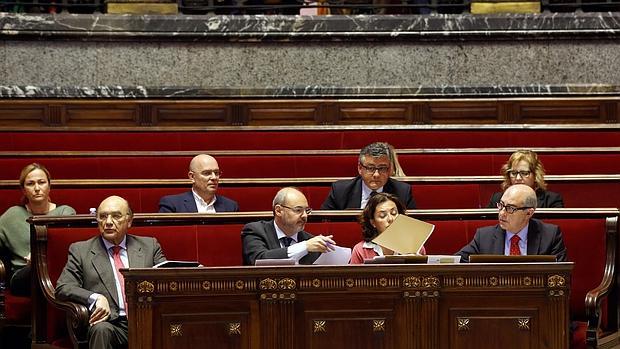 Imagen de los concejales del PP en el último pleno celebrado en el Ayuntamiento de Valencia