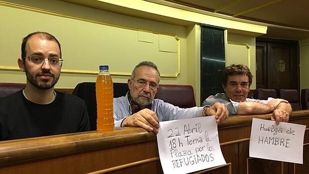 Imagen de los diputados de Podemos en el pleno