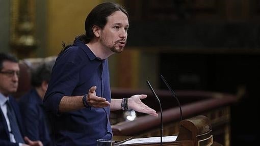 El líder de Podemos, Pablo Iglesias