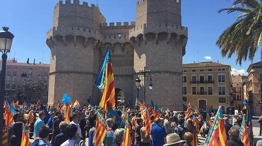Imagen del acto celebrado por Som Valencians el sábado