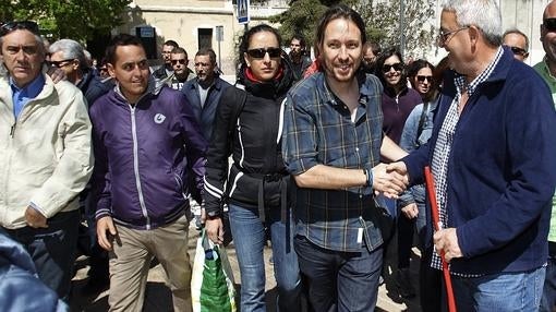 Iglesias, en la manifestación del Primero de Mayo en Puertollano