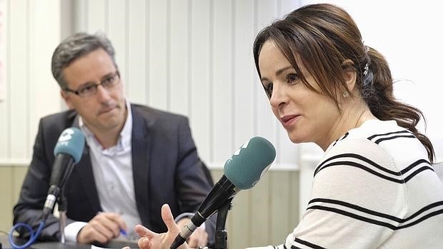 Silvia Clemente, durante su intervención en la tertulia ABC-Cope