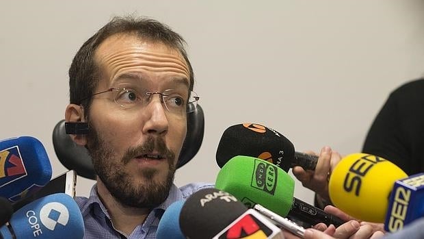 El secretario de Organización de Podemos, Pablo Echenique